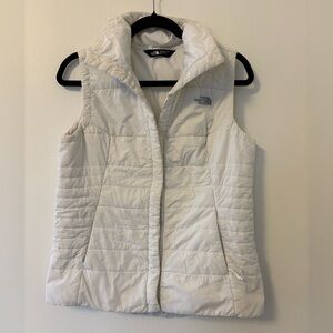 The North Face Ivory Quilted Vest